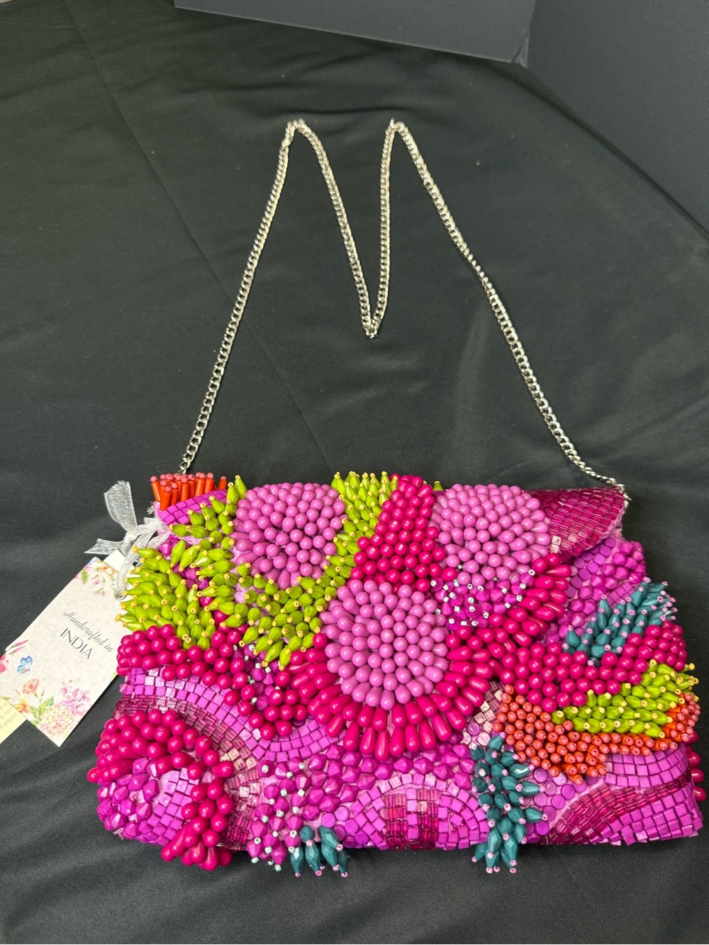 New Viral Beaded Purse Bag Made in India Summer Resort Novelty Crossbody